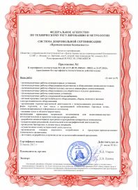 Приложение 4 к сертификату СДС.ССТ.ИСМ 3968.04-00022 (21.07.13)